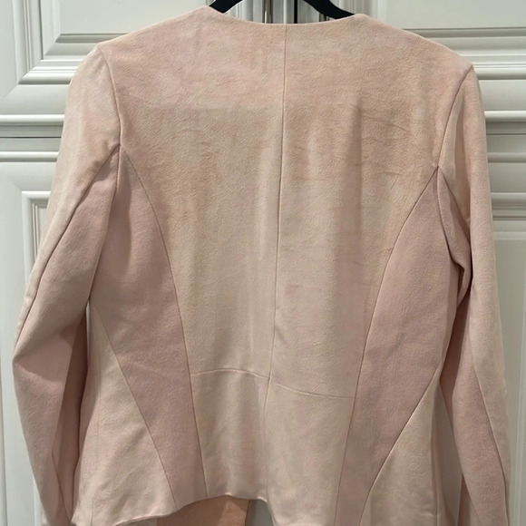 H by Halston Women's Size 6 pink 
Long Sleeve Zip Up lined Blazer with flaw - Picture 8 of 15